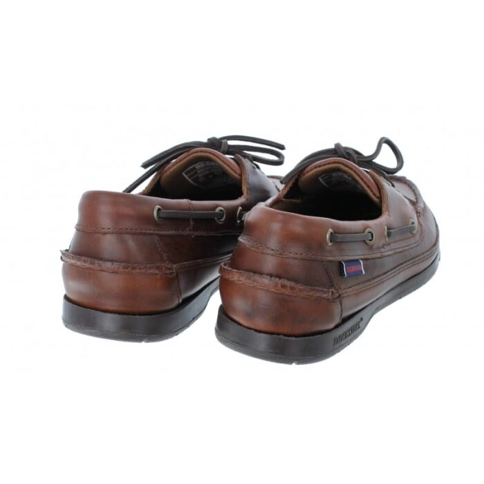 Sebago Schooner 7000GD0 Boat Shoes – Brown Gum Leather – Mens Shoes - Crep Direct UK