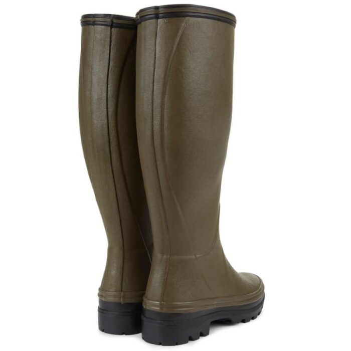 Le Chameau Giverny Jersey Lined Wellingtons 4210 – Vert Chameau – Womens Wellingtons - Crep Direct UK