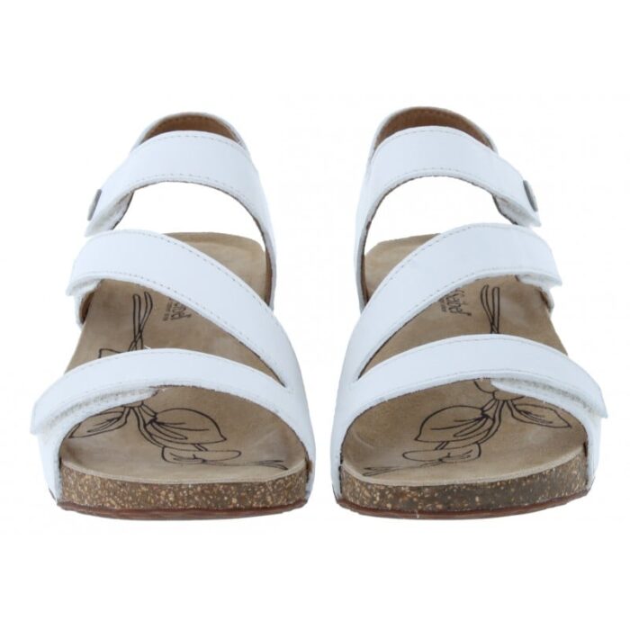Josef Seibel Tonga 25 78519 Sandals – White Leather – Womens Sandals, Sliders & Toe Posts - Crep Direct UK