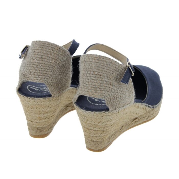 Toni Pons Caldes Wedge Espadrilles – Mari Linen – Womens Espadrilles - Crep Direct UK