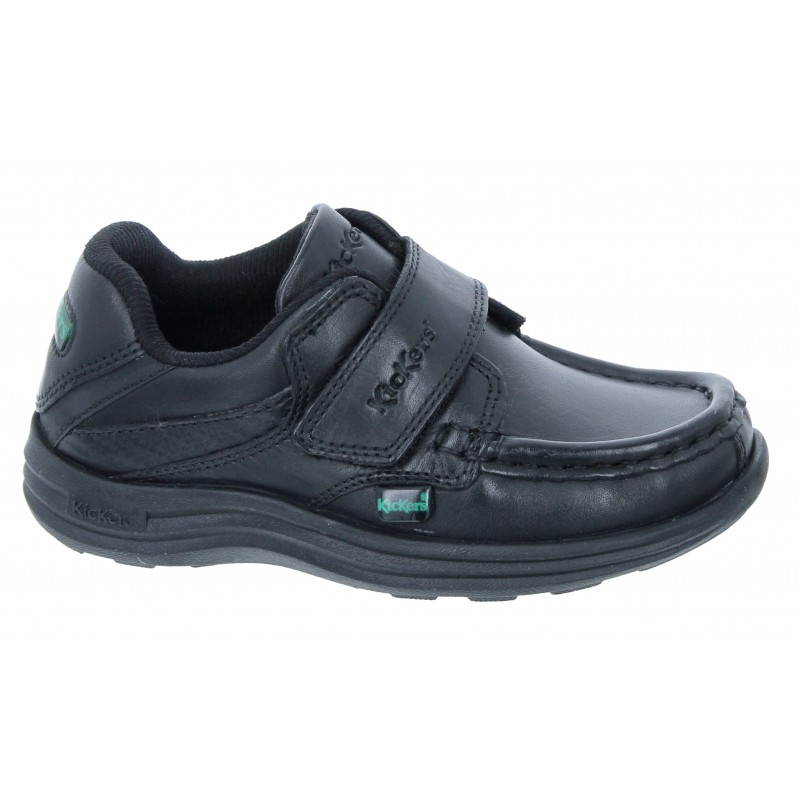 Kickers Reasan Strap Infant School Shoes – Black Leather – Boys School Shoes - Crep Direct UK Kickers Reasan Strap Infant School Shoes – Black Leather – Boys School Shoes - Crep Direct UK