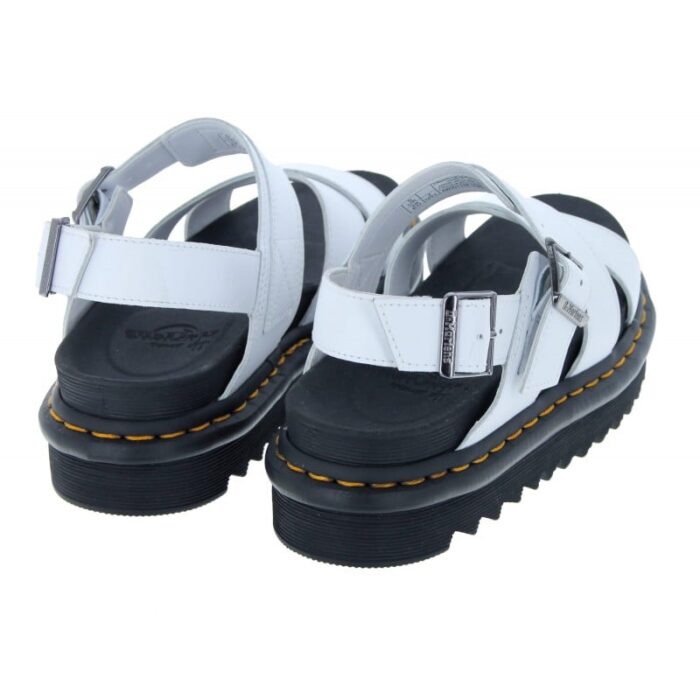 Dr. Martens Voss II Sandals – White Hydro Leather – Womens Sandals, Sliders & Toe Posts - Crep Direct UK