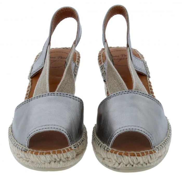 Toni Pons Teide-P Slingback Espadrilles – Acer Leather – Womens Espadrilles - Crep Direct UK