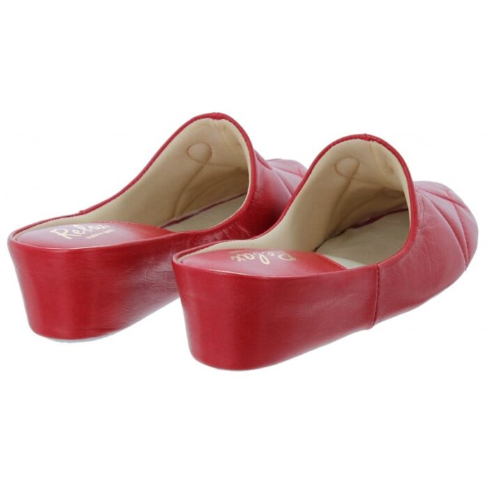 Gabor Relax 7312 Slippers – Red Leather – Womens Slippers - Crep Direct UK