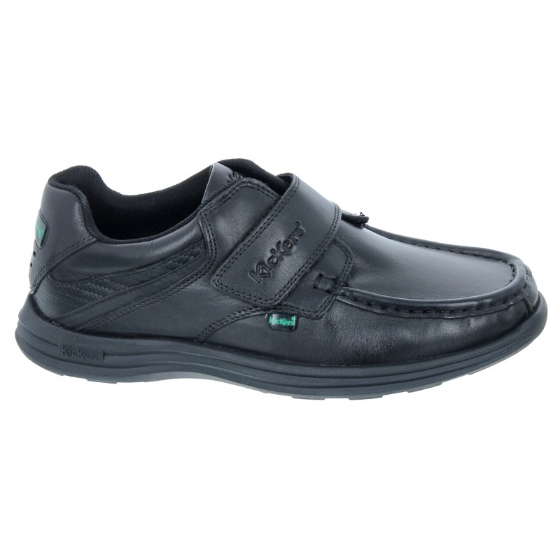 Kickers Reasan Strap Youth School Shoes – Black Leather – Boys School Shoes - Crep Direct UK Kickers Reasan Strap Youth School Shoes – Black Leather – Boys School Shoes - Crep Direct UK