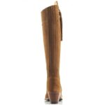 Fairfax and Favor Fairfax & Favor Sporting Fit Regina Heeled Boots – Tan Suede – Womens Boots - Crep Direct UK