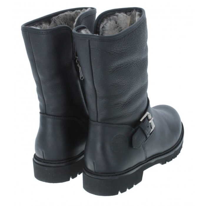 Panama Jack Singapur Boots – Black Leather – Womens Boots - Crep Direct UK