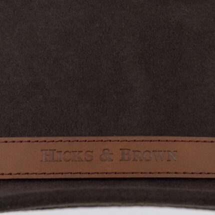 Hicks & Brown Hicks & Brown Suffolk Fedora Gamebird Feather- Dark Brown – Ladies Clothing - Crep Direct UK