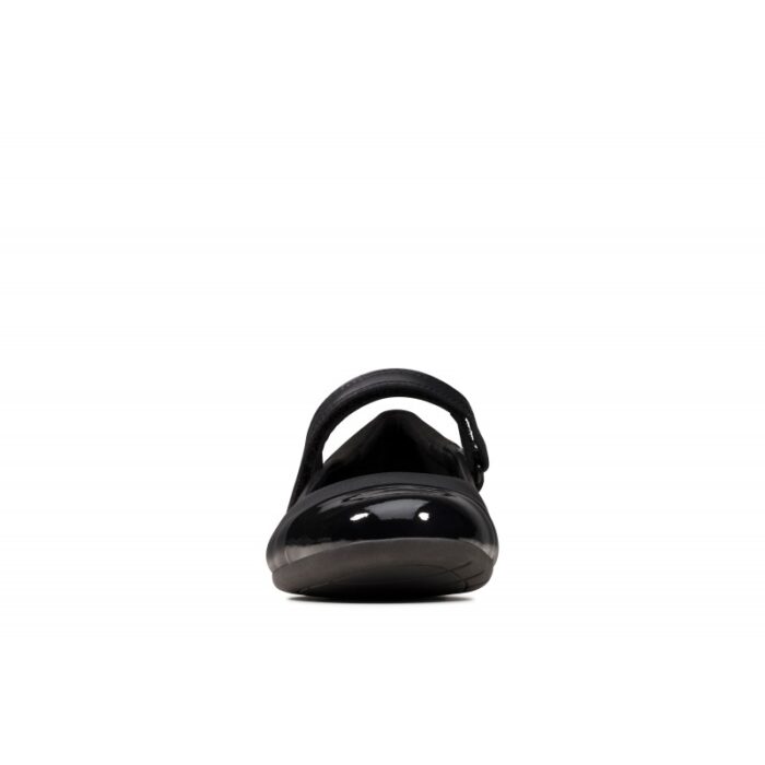 Clarks Scala Gem Youth School Shoes – Black Leather – Girls School Shoes - Crep Direct UK