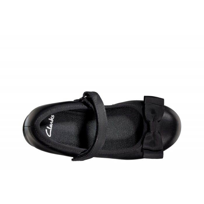 Clarks Scala Tap Kid School Shoes – Black Leather – Girls School Shoes - Crep Direct UK
