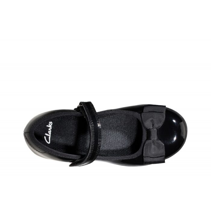 Clarks Scala Tap Kid School Shoes – Black Patent – Girls School Shoes - Crep Direct UK