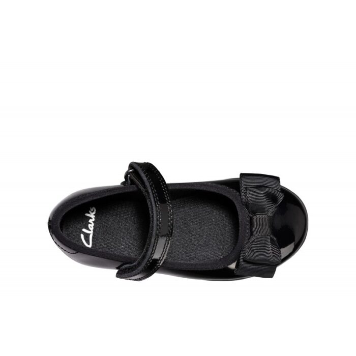 Clarks Scala Tap Toddler School Shoes – Black Patent – Girls School Shoes - Crep Direct UK