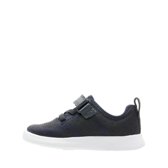 Clarks Ath Flux Toddler Trainers – Navy – Boys First Shoes - Crep Direct UK