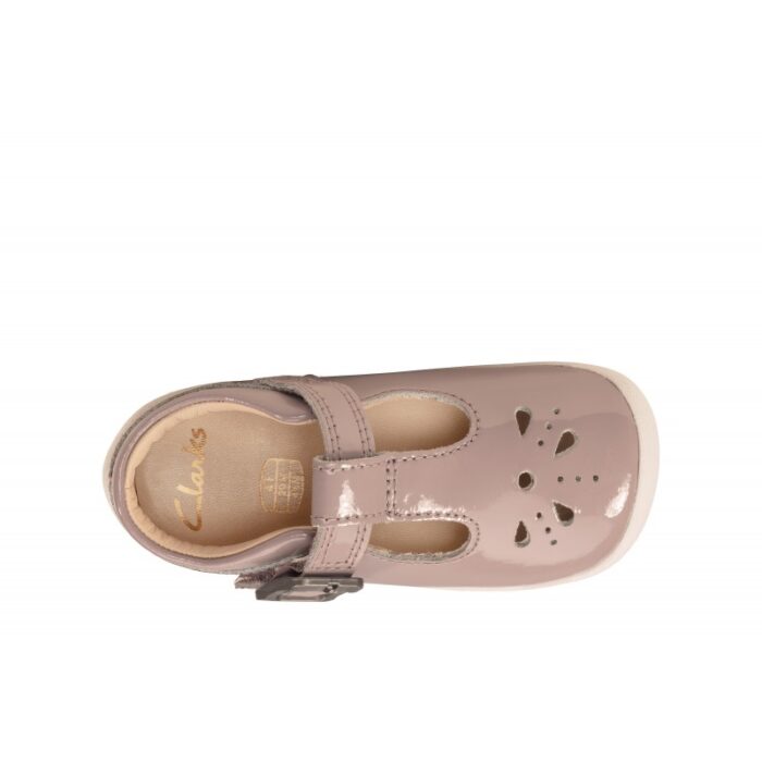 Clarks Roamer Star Toddler Shoes – Pink Patent – Girls First Shoes - Crep Direct UK