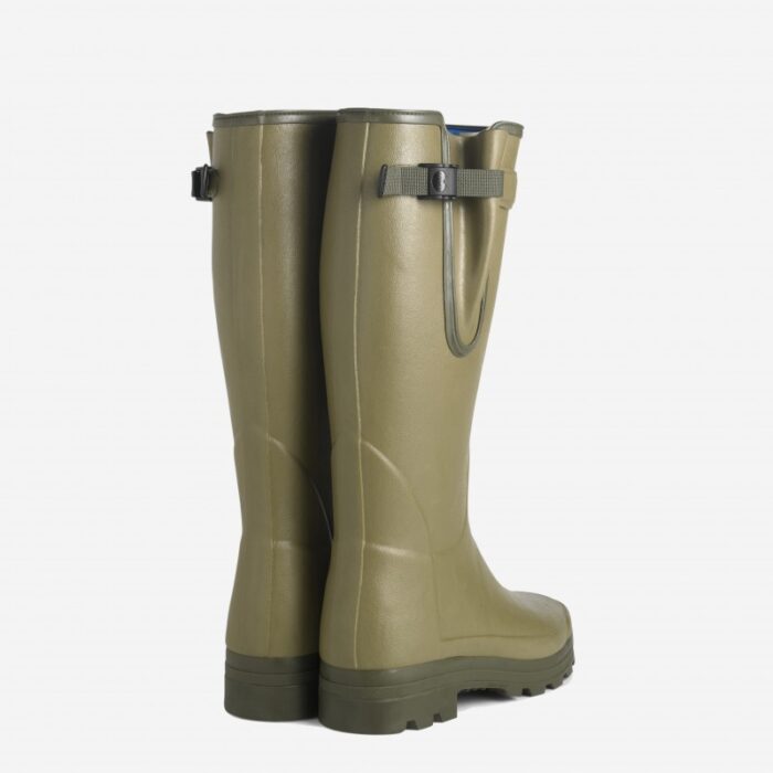 Le Chameau Vierzonord Neoprene Mens Wellingtons 1498 – Vert Vierzon – Mens Wellingtons - Crep Direct UK