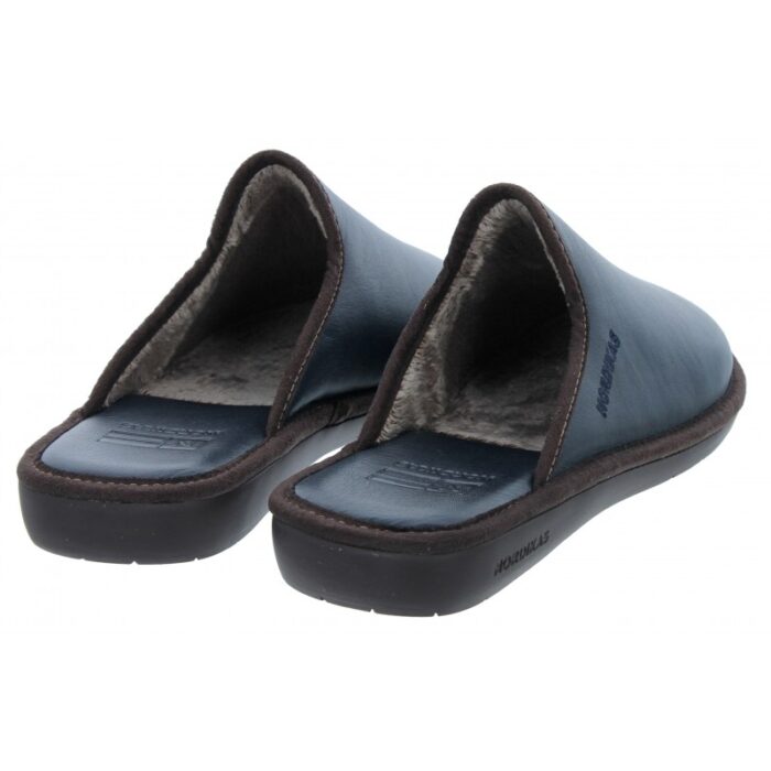 Nordikas Norwood III 131 Mule Slippers – Marino Leather – Mens Slippers - Crep Direct UK