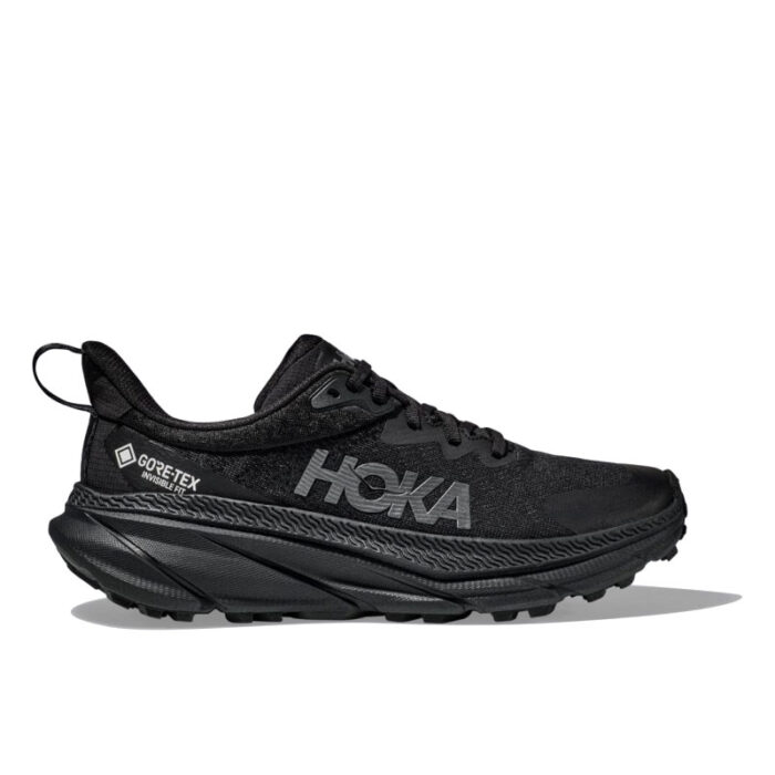 Hoka M Challenger 7 Gtx Trainers – Black / Black – Mens Performance Running - Crep Direct UK