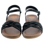 Porronet 3018 Sandals – Black Leather – Womens Sandals, Sliders & Toe Posts - Crep Direct UK