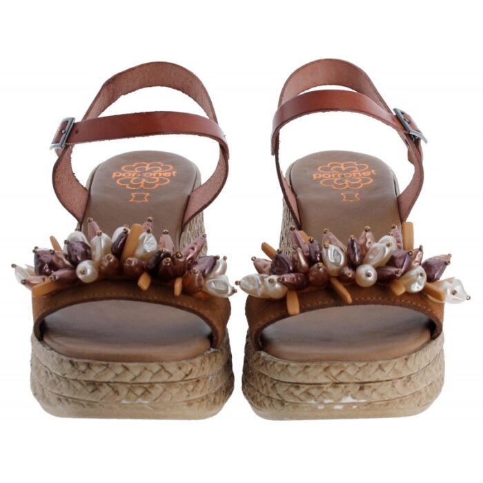 Porronet 3039 Wedge Sandals – Cuero Leather – Womens Sandals, Sliders & Toe Posts - Crep Direct UK