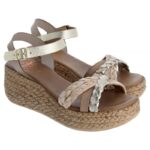Porronet 3040 Wedge Sandals – Platino Leather – Womens Sandals, Sliders & Toe Posts - Crep Direct UK Porronet 3040 Wedge Sandals – Platino Leather – Womens Sandals, Sliders & Toe Posts - Crep Direct UK