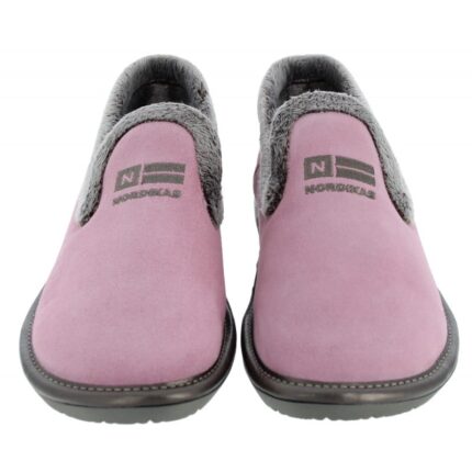 Nordikas 305-o/4 Slippers – Rosa Suede – Womens Slippers - Crep Direct UK