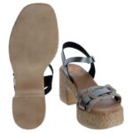 Porronet 3061 Heeled Sandals – Black Plomo Leather – Womens Sandals, Sliders & Toe Posts - Crep Direct UK Porronet 3061 Heeled Sandals – Black Plomo Leather – Womens Sandals, Sliders & Toe Posts - Crep Direct UK