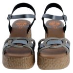 Porronet 3061 Heeled Sandals – Black Plomo Leather – Womens Sandals, Sliders & Toe Posts - Crep Direct UK Porronet 3061 Heeled Sandals – Black Plomo Leather – Womens Sandals, Sliders & Toe Posts - Crep Direct UK