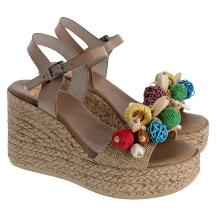 Porronet 3066 High Wedge Sandals – Taupe Leather – Womens Sandals, Sliders & Toe Posts - Crep Direct UK Porronet 3066 High Wedge Sandals – Taupe Leather – Womens Sandals, Sliders & Toe Posts - Crep Direct UK