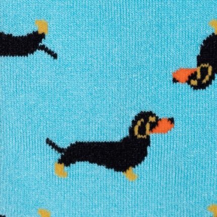 Swole Panda Sausage Dog Bamboo Socks – Yellow – Ladies Clothing - Crep Direct UK