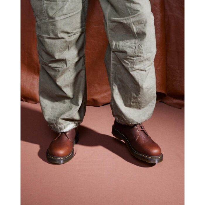 Dr. Martens 1461 Shoes – Cashew Ambassador Leather – Mens Shoes - Crep Direct UK
