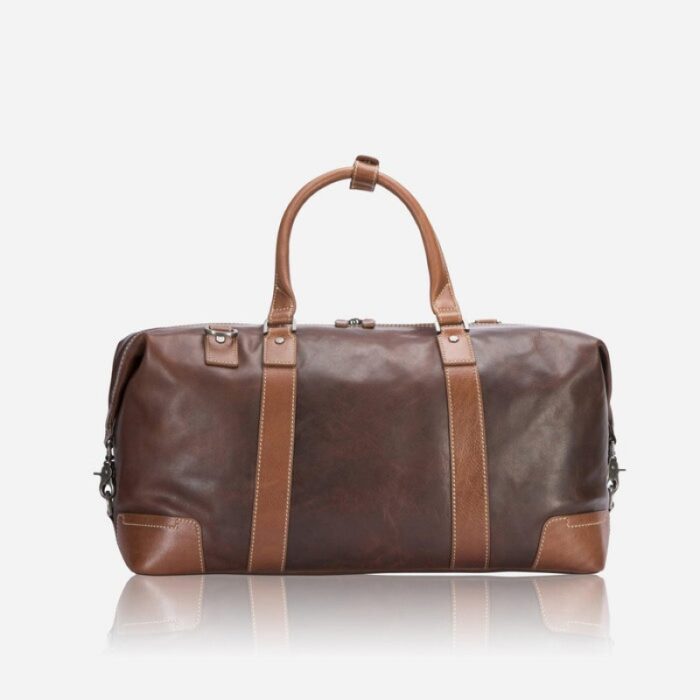 Jekyll & Hide Jekyll & Hide Soho Leather Large Cabin Holdall 50cm – Two Tone Leather – Mens Wallets, Bags and Accessories - Crep Direct UK