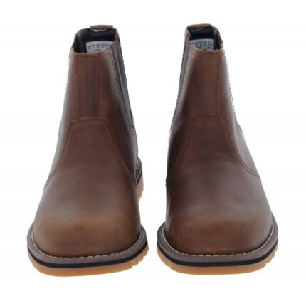 Timberland Larchmont Il Chelsea Boots TB0A2NGYF1 – Rust Full Grain – Mens Boots - Crep Direct UK