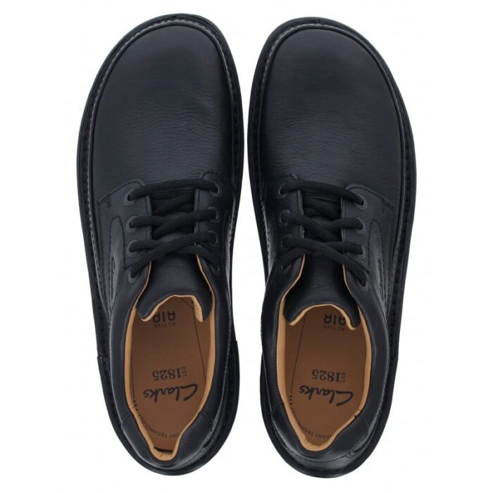 Clarks Nature Three Shoes – Black Leather – Mens Shoes - Crep Direct UK