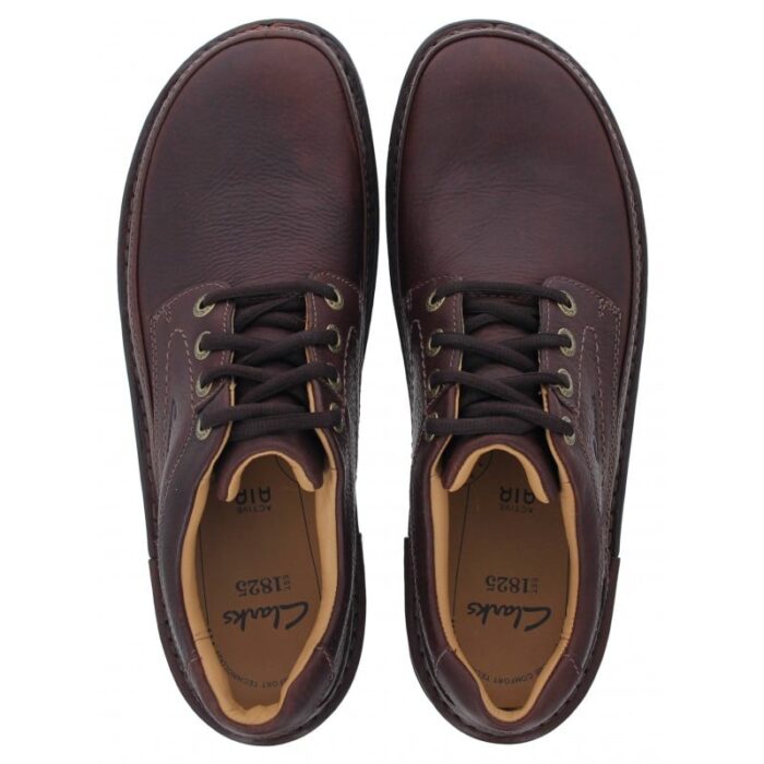 Clarks Nature Three Shoes – Mahogany Leather – Mens Shoes - Crep Direct UK