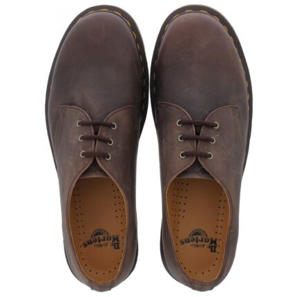 Dr. Martens 1461 Shoes – Dark Brown Crazy Horse – Mens Shoes - Crep Direct UK