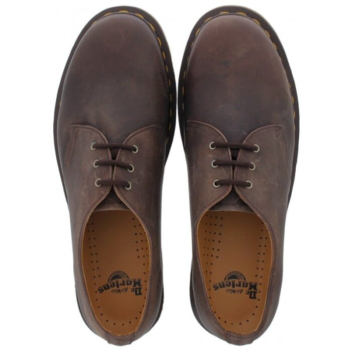Dr. Martens 1461 Shoes – Dark Brown Crazy Horse – Mens Shoes - Crep Direct UK