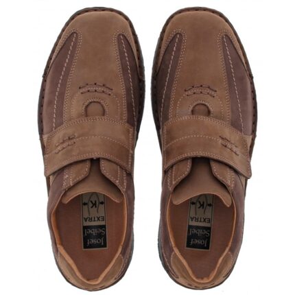 Josef Seibel Alec 43332 Velcro Shoes – Brasil Leather – Mens Shoes - Crep Direct UK