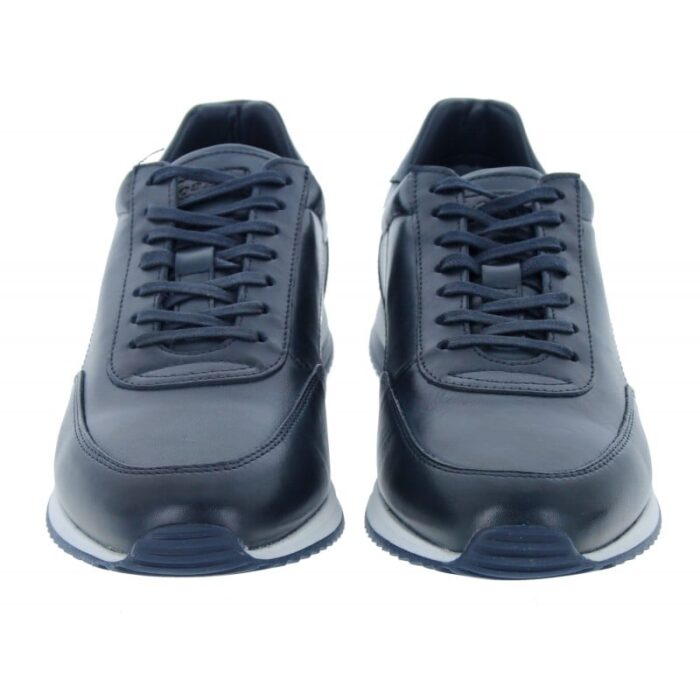 Loake Bannister Trainers – Navy Leather – Mens Shoes - Crep Direct UK