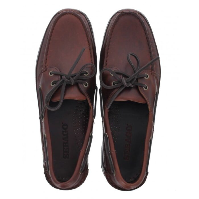 Sebago Schooner 7000GD0 Boat Shoes – Brown Gum Leather – Mens Shoes - Crep Direct UK