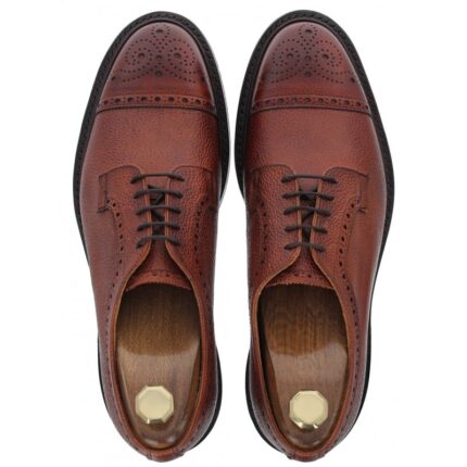 Joseph Cheaney Cheaney Tenterden II Shoes – Mahogany – Mens Shoes - Crep Direct UK