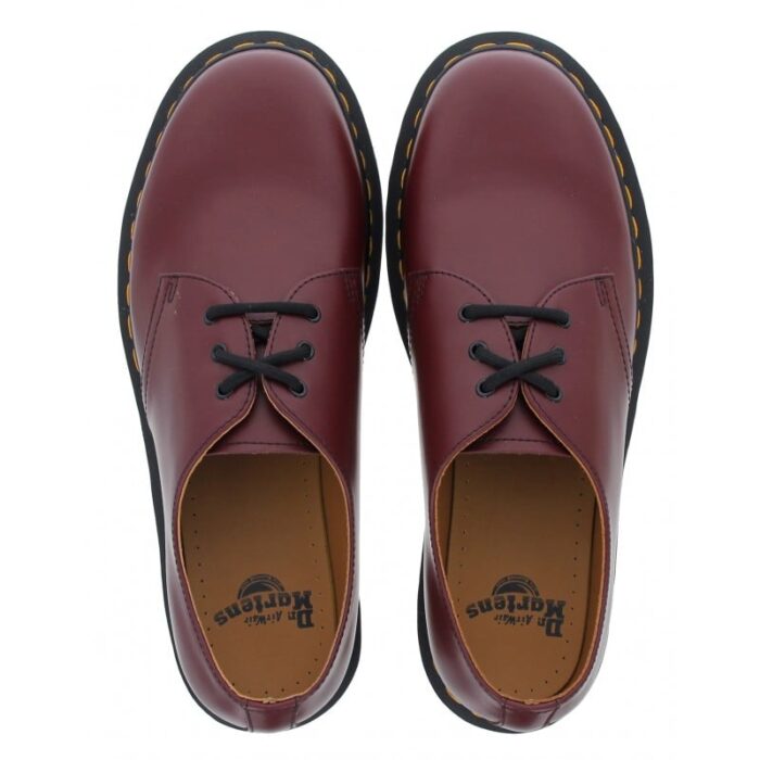Dr. Martens 1461 Shoes – Cherry Leather – Mens Shoes - Crep Direct UK