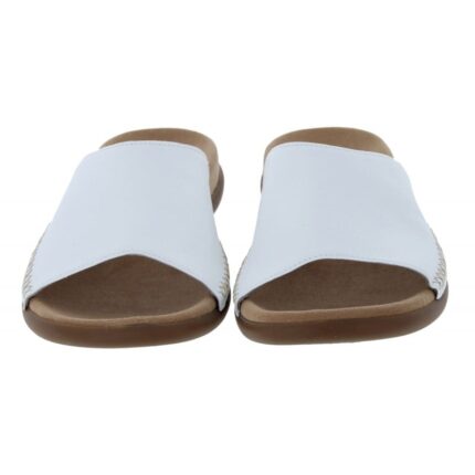 Gabor Eagle 03.705 Sandals – White Leather – Womens Sandals, Sliders & Toe Posts - Crep Direct UK