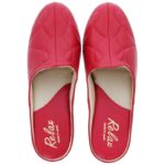 Gabor Relax 7312 Slippers – Red Leather – Womens Slippers - Crep Direct UK