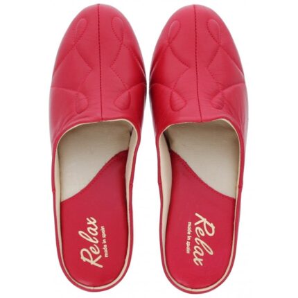Gabor Relax 7312 Slippers – Red Leather – Womens Slippers - Crep Direct UK