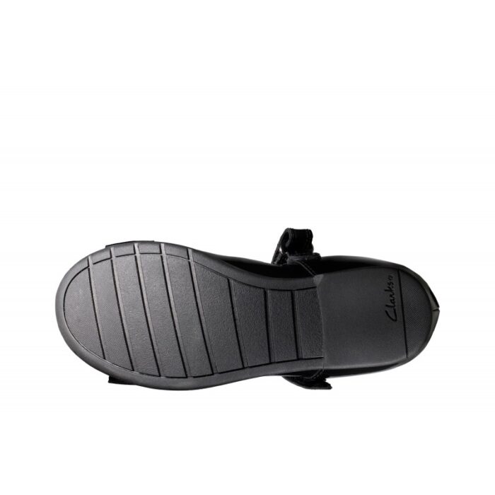 Clarks Scala Tap Kid School Shoes – Black Patent – Girls School Shoes - Crep Direct UK