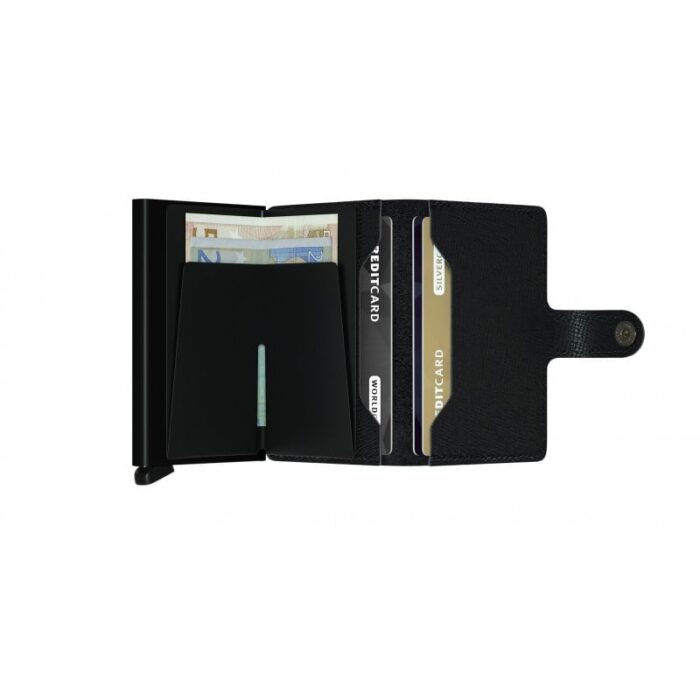 Secrid Mini Wallet Crisple – Black – Personalised Gifts for Her - Crep Direct UK