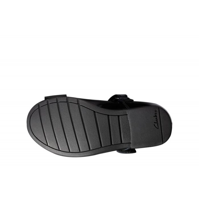 Clarks Scala Tap Toddler School Shoes – Black Patent – Girls School Shoes - Crep Direct UK