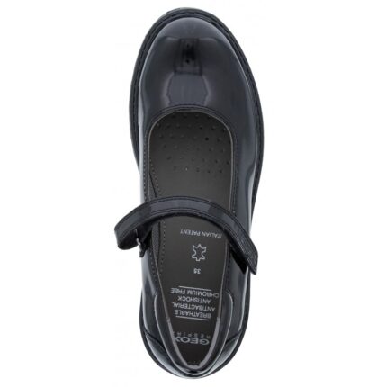 Geox Casey GP J6420P School Shoes – Black Patent – Girls School Shoes - Crep Direct UK