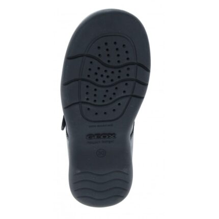 Geox Naimara J16FHB School Shoes – Black Leather – Girls School Shoes - Crep Direct UK
