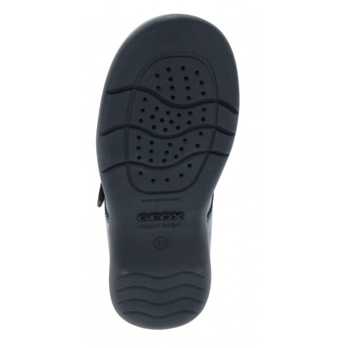 Geox Naimara J16FHB School Shoes – Black Leather – Girls School Shoes - Crep Direct UK